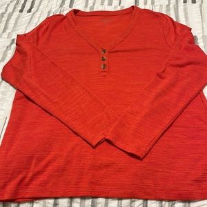 Loft red women’s shirt